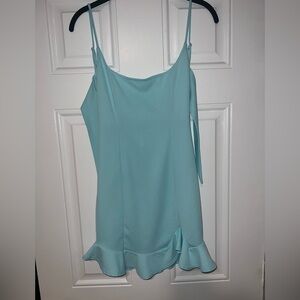 Lucy in the Sky Light Blue Mini Dress
